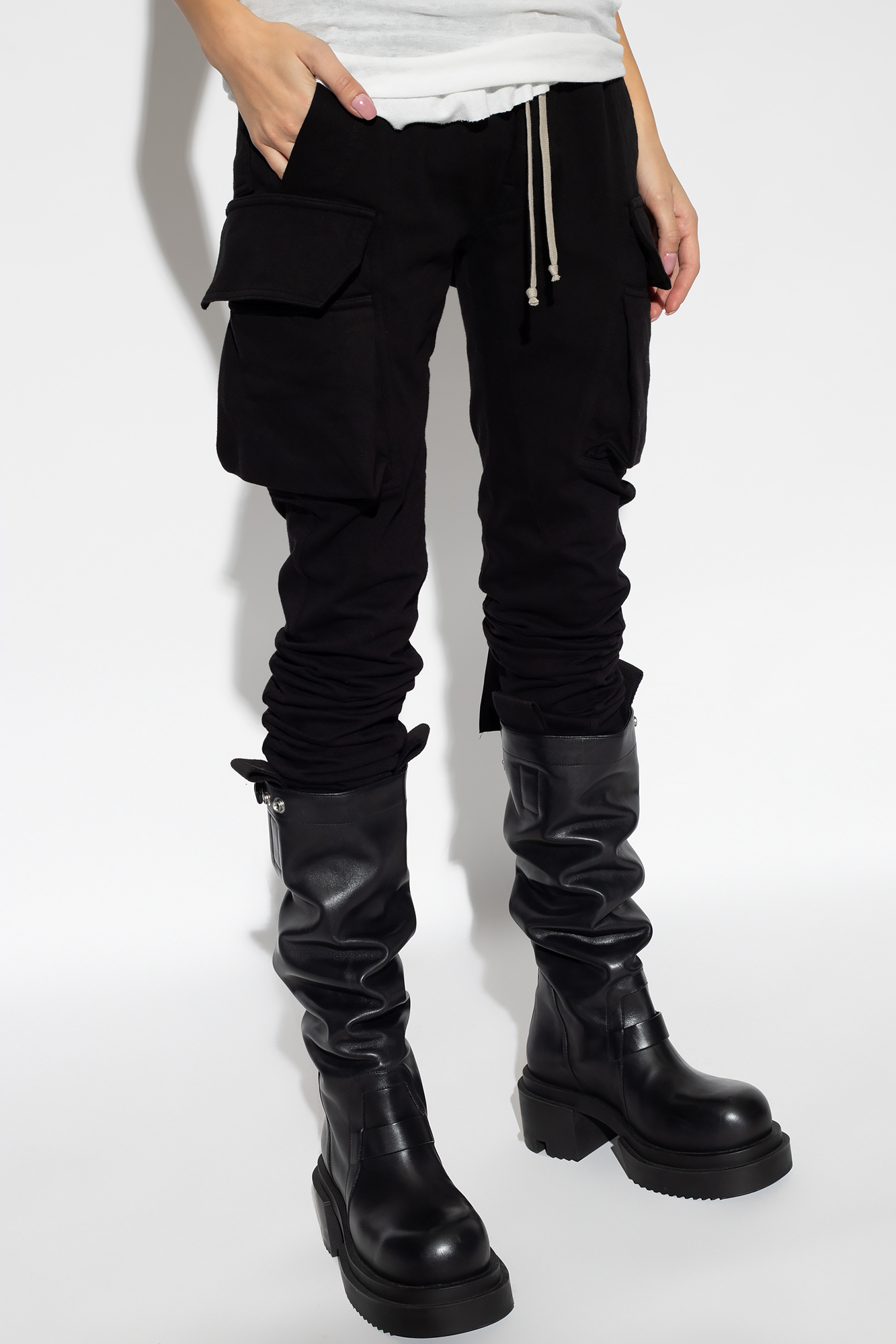 GenesinlifeShops Liberia - Black 'Mastodon' sweatpants Rick Owens